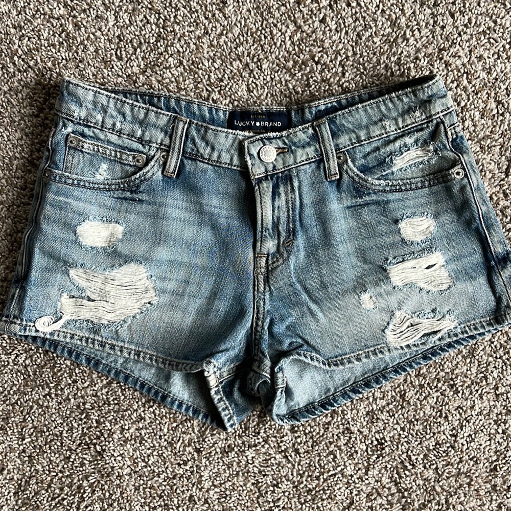 Lucky Brand The Cutoff Distressed Shorts - Size 4 / 27